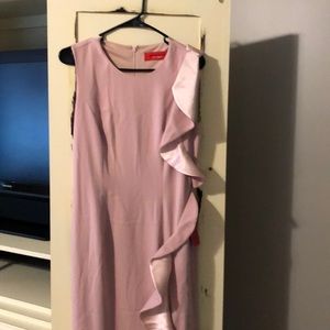 Carmen Marc Valvo ruffle gown